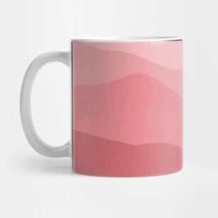 Pink Mountains Landscape Minimalist Boho Mug